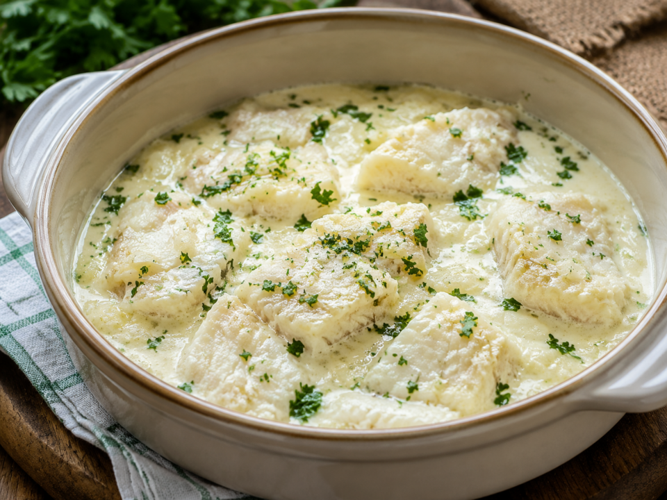 Baccalà al latte, cremoso, delicato e facile da preparare