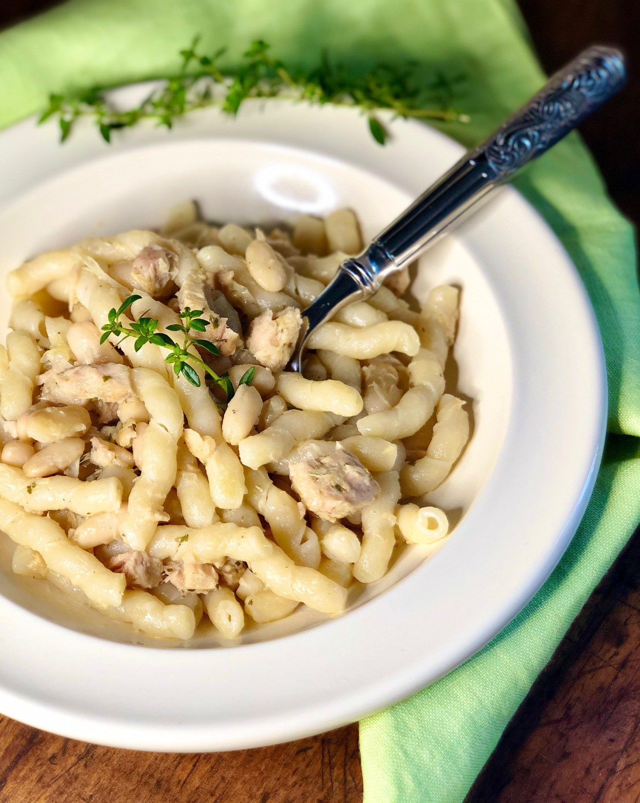 busiate al ragù di tonno