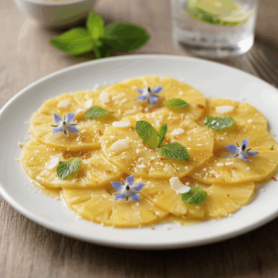 Carpaccio di ananas