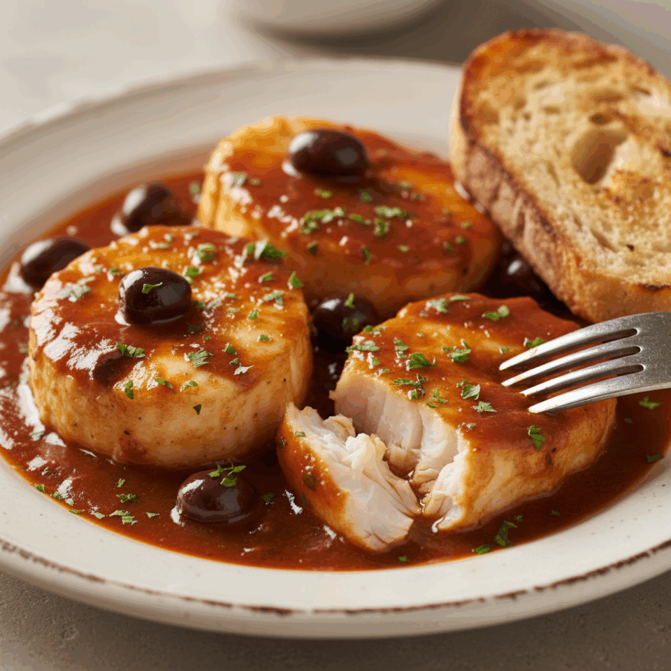 Rana pescatrice in umido: sapore intenso e cottura morbida