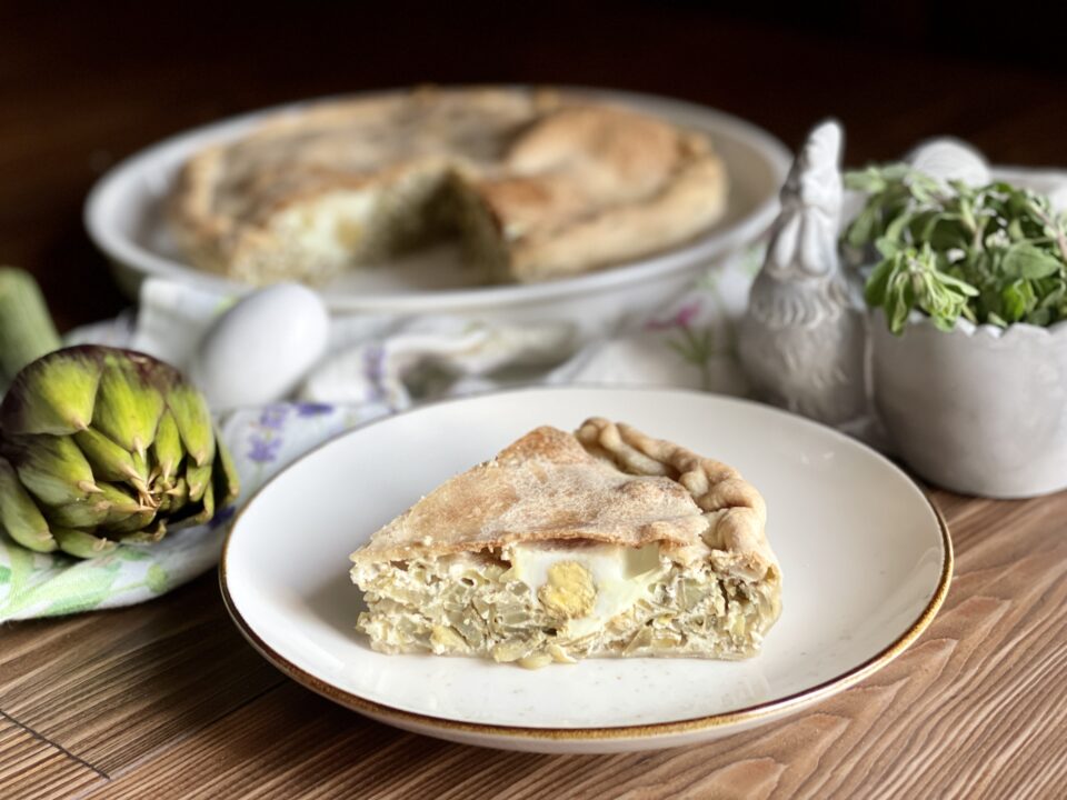 Torta pasqualina di carciofi