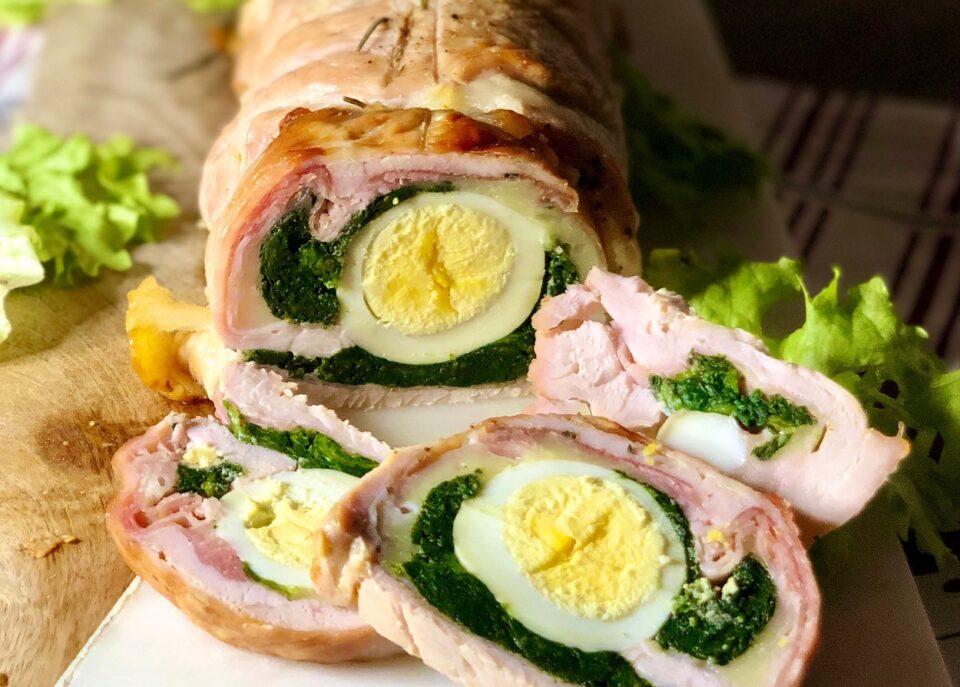 Arrosto di fesa di tacchino ripiena