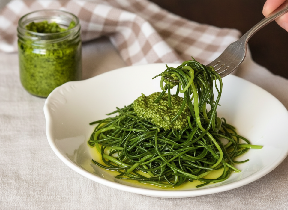 Agretti al pesto, un'idea originale che piace a tutti