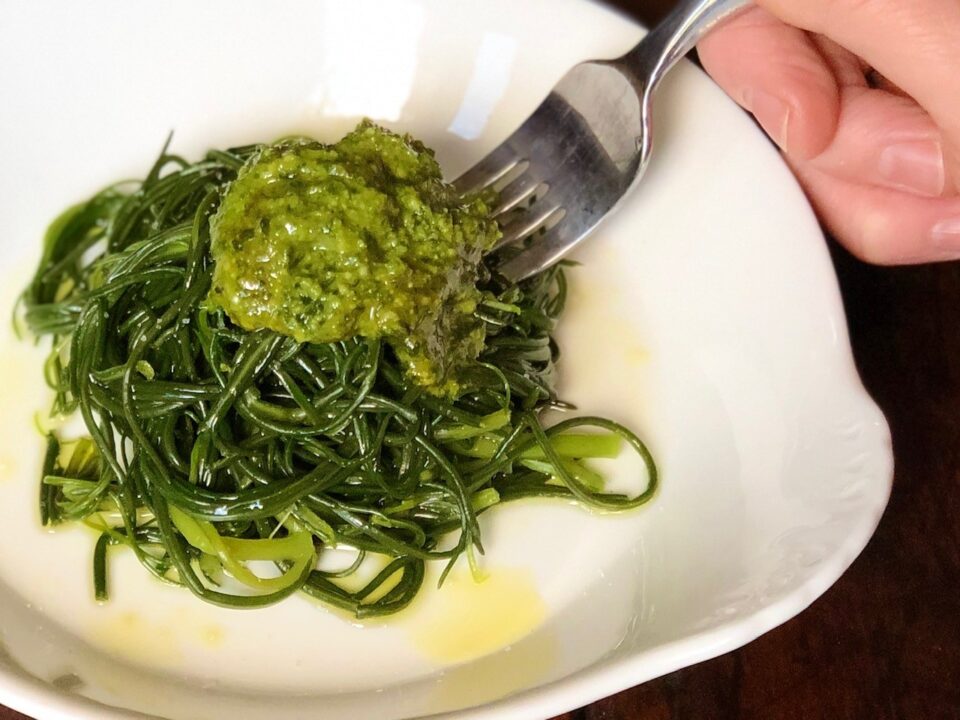 Agretti al pesto