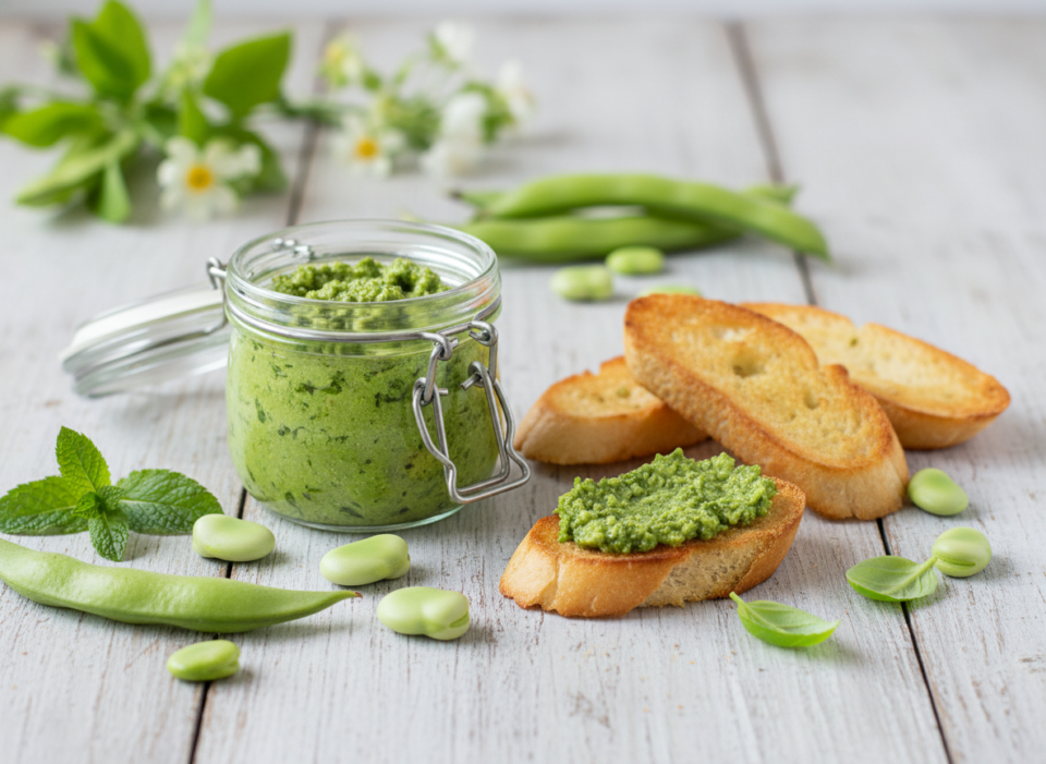 Marò di fave ligure: il pesto di fave fresco e profumato della tradizione