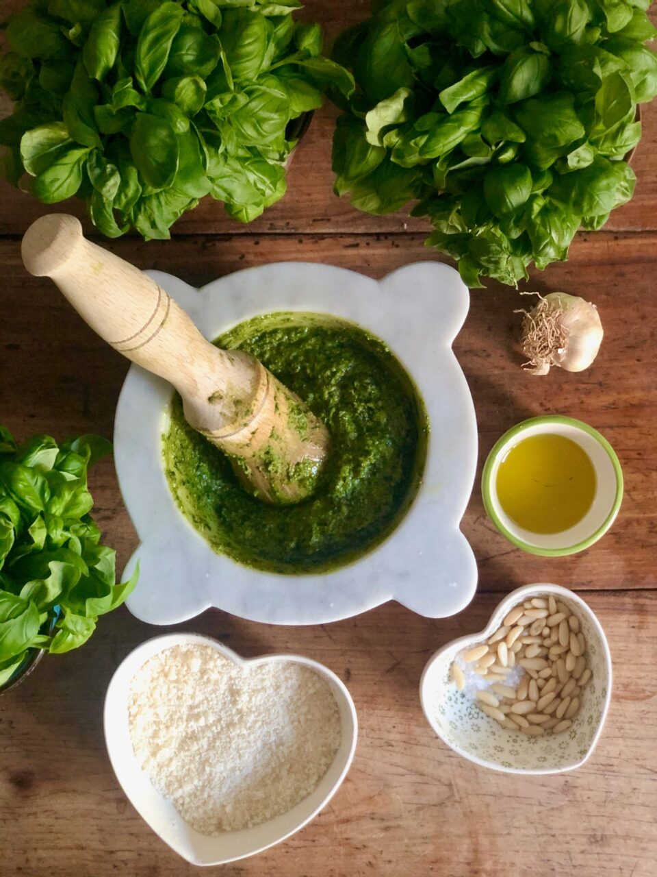 Pesto genovese al mortaio