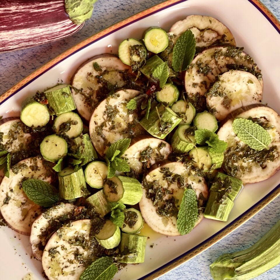 Zucchine e melanzane marinate