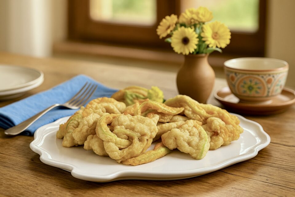 Frittelle fiori dii zucchina
