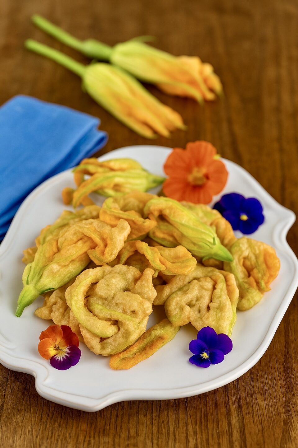 Frittelle fiori di zucchine