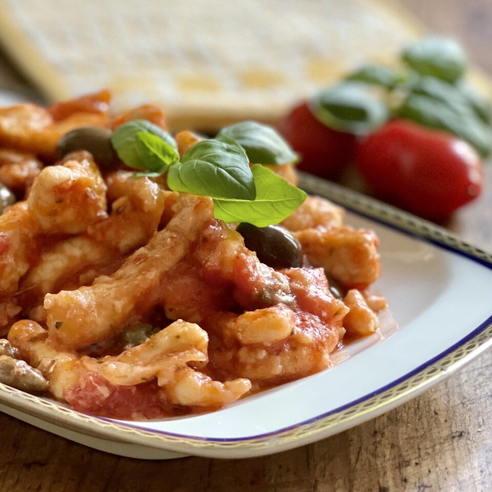 Straccetti di pollo alla pizzaiola