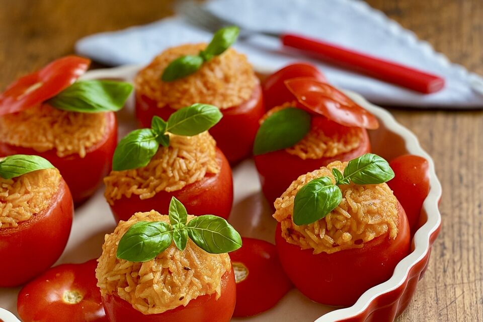 Pomodori ripieni di riso al forno: la ricetta estiva semplice, gustosa e leggera