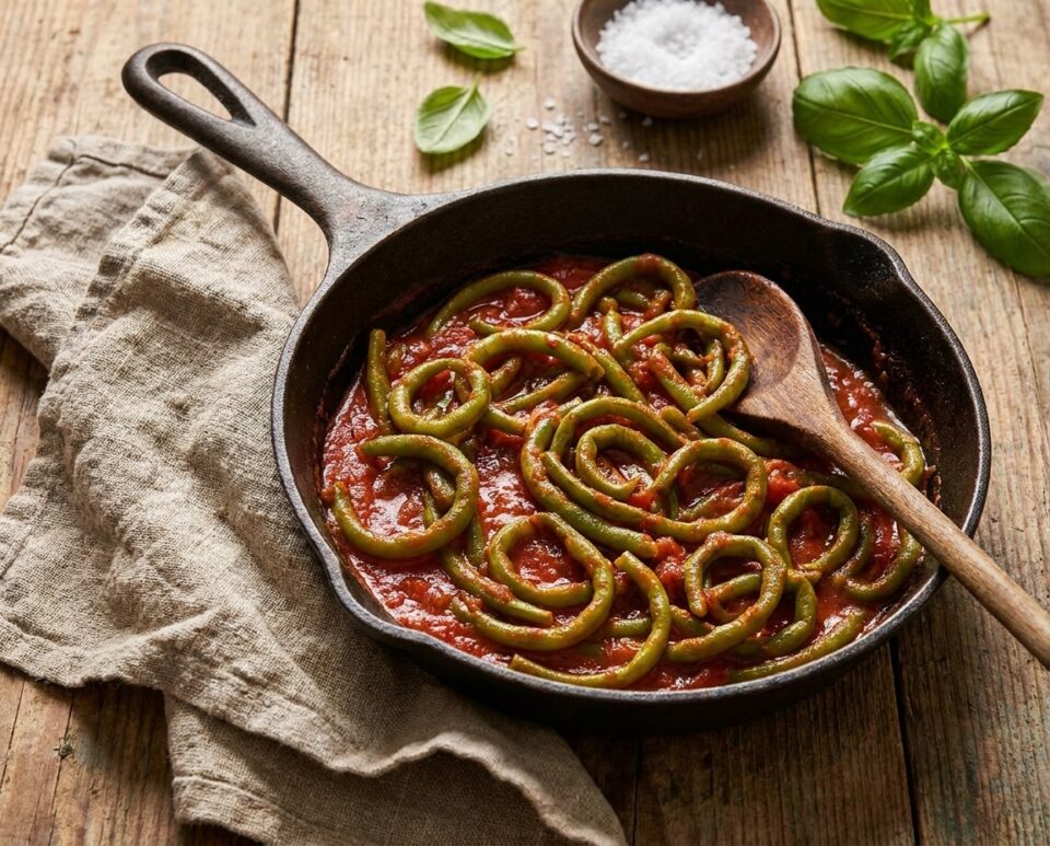 Fagiolini gancetti al pomodoro