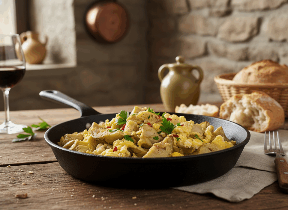 Imbrogliata di carciofi o fricassea