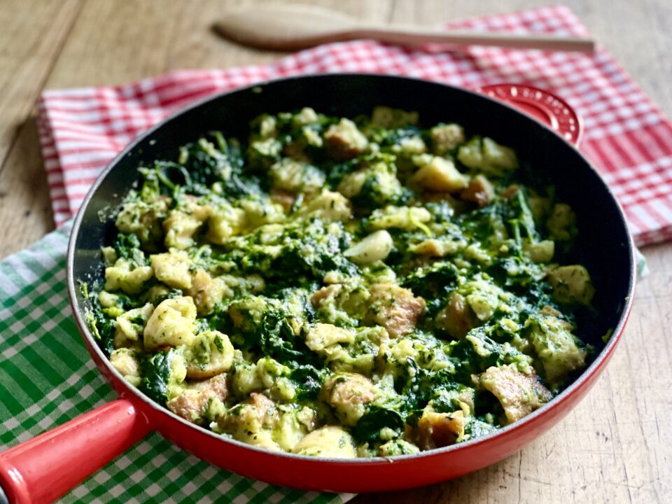 Pancotto con cime di rapa