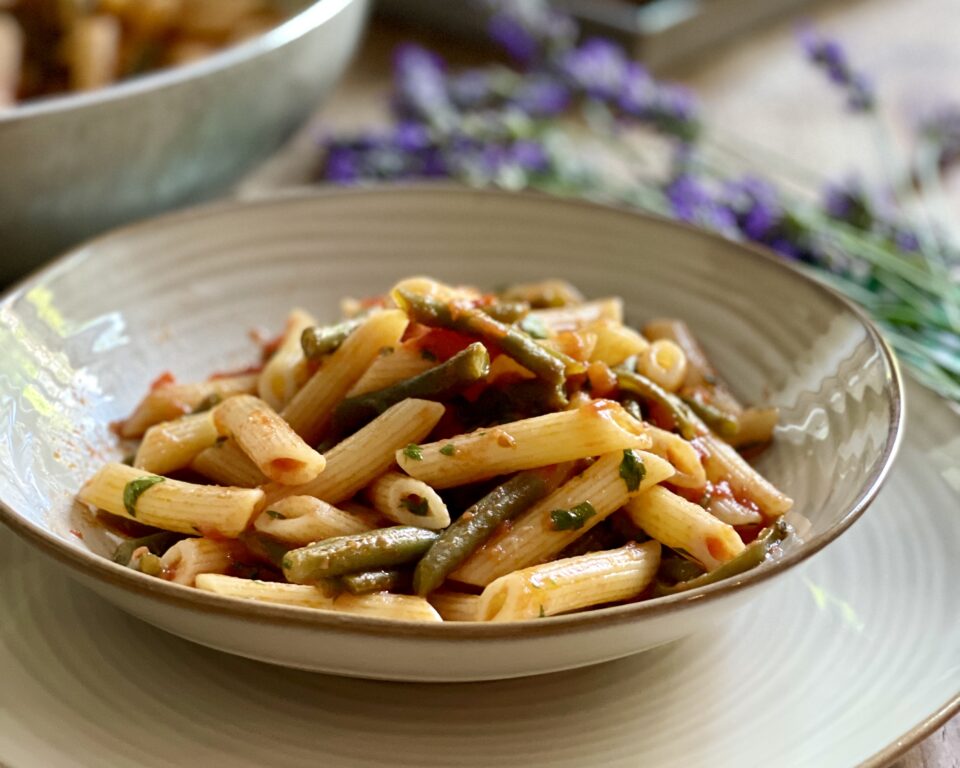 Penne al sugo di fagiolini