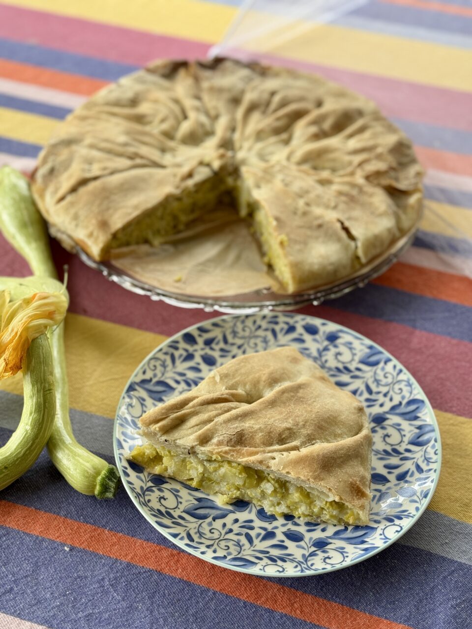 Turtun di Castelvittorio: la torta rustica ligure con zucchine verdi