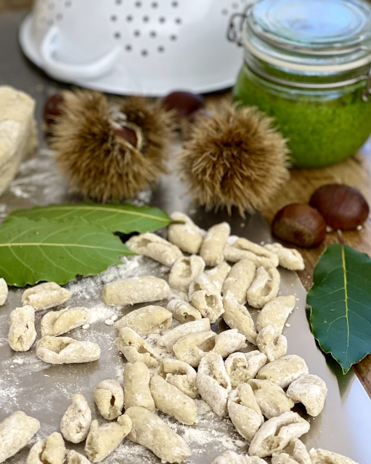 Tor Fie Le trofie di castagne fresche sono una ricetta ligure