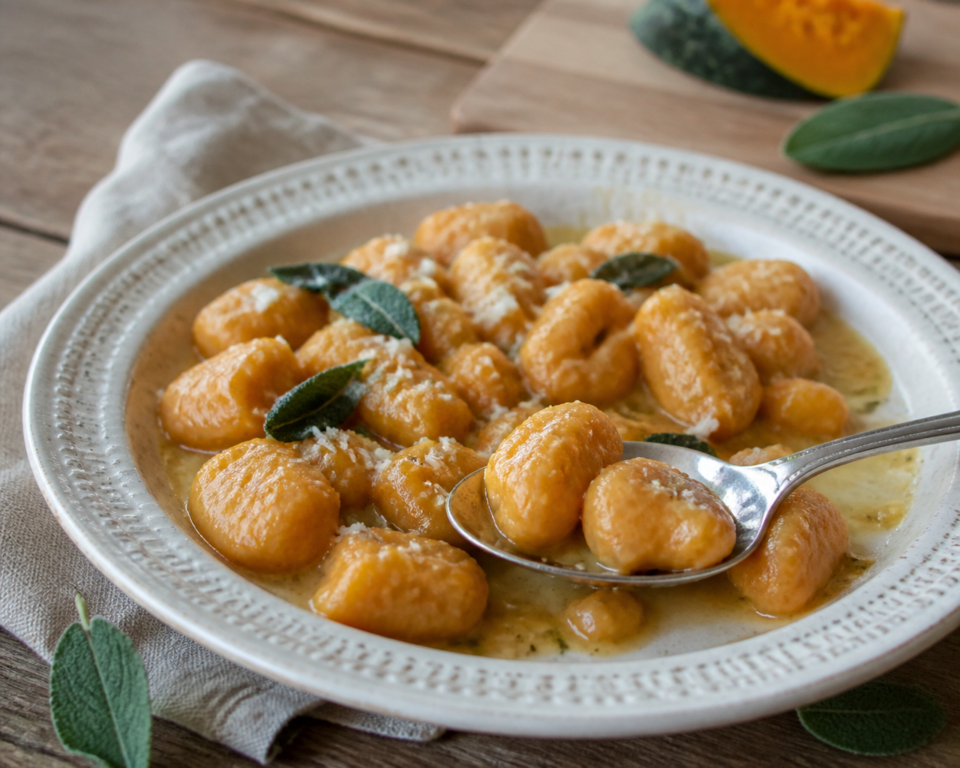 Gnocchi di zucca al cucchiaio, brutti ma buoni, soffici e facilissimi