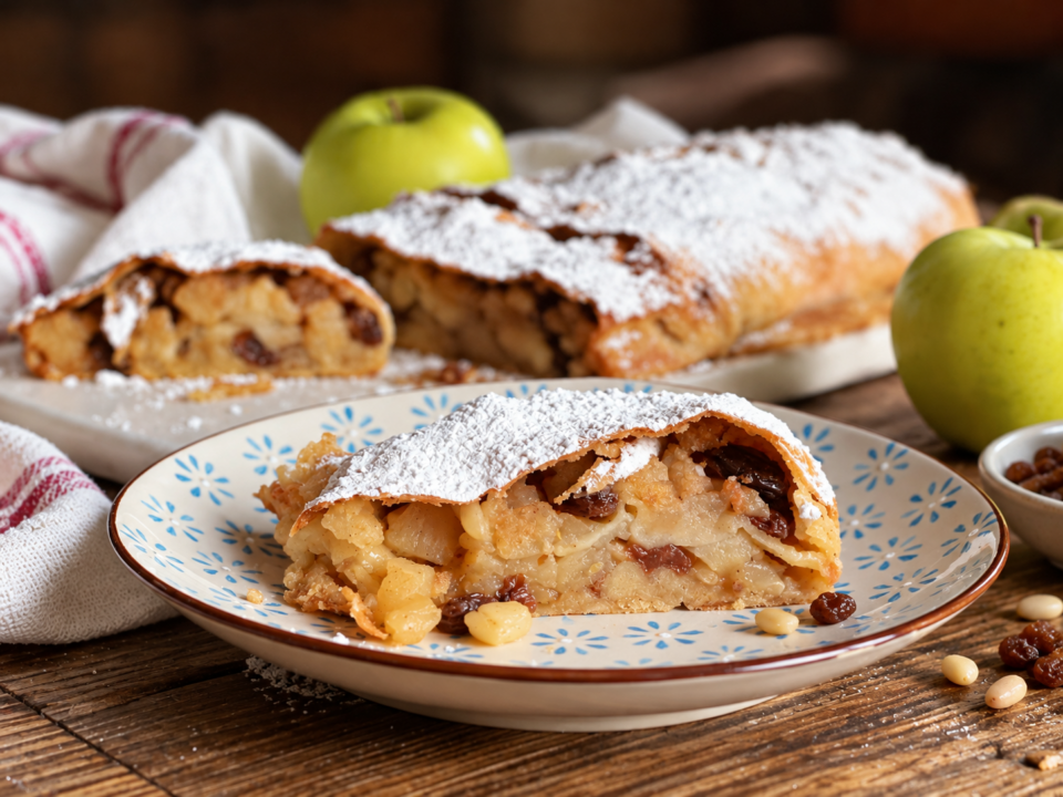 Strudel di mele del Trentino Alto Adige