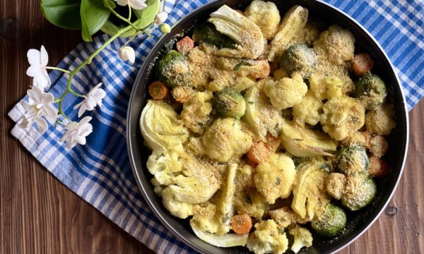 Verdure invernali gratinate al forno