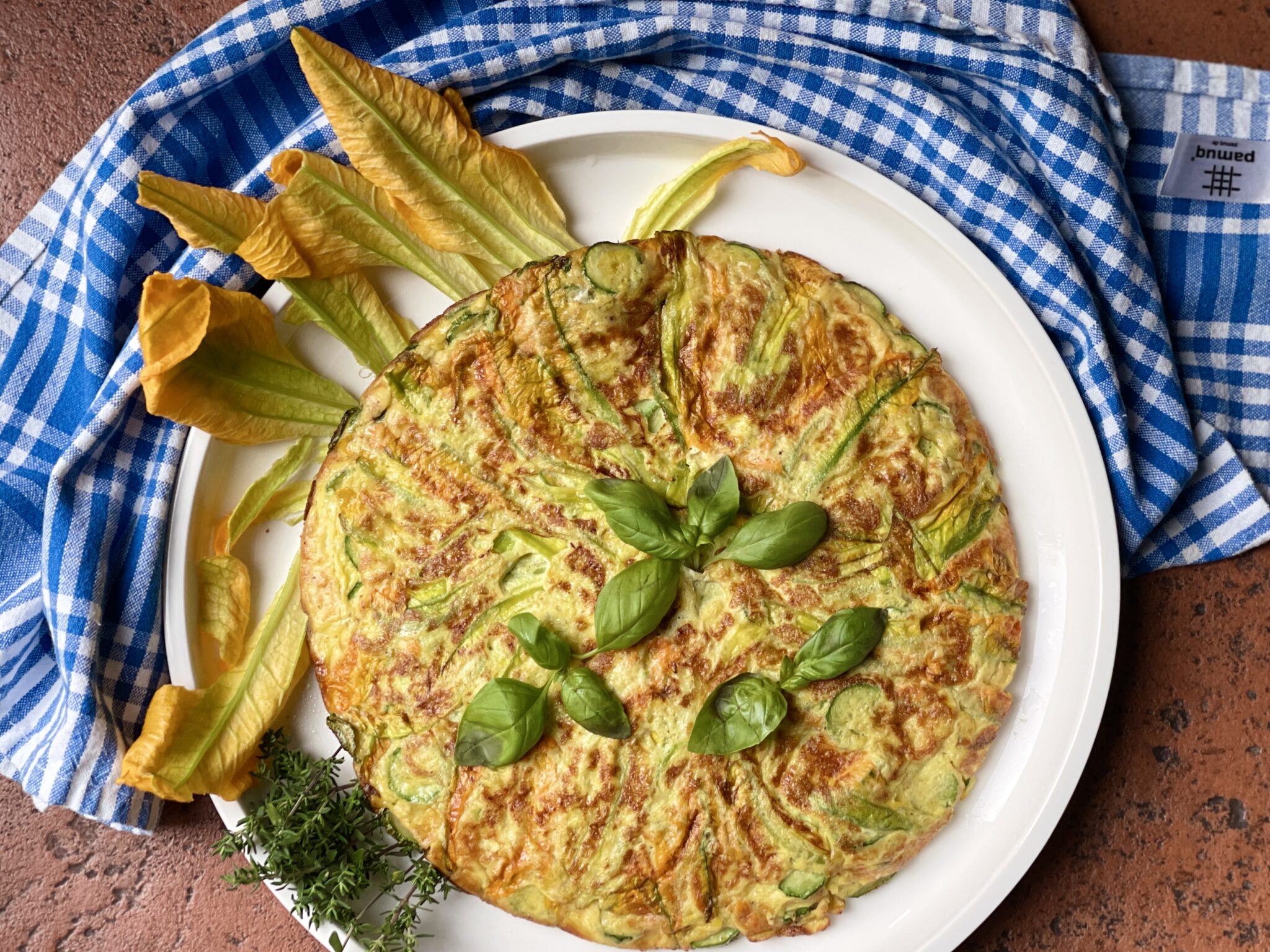 frittata di zucchine grattugiate crude