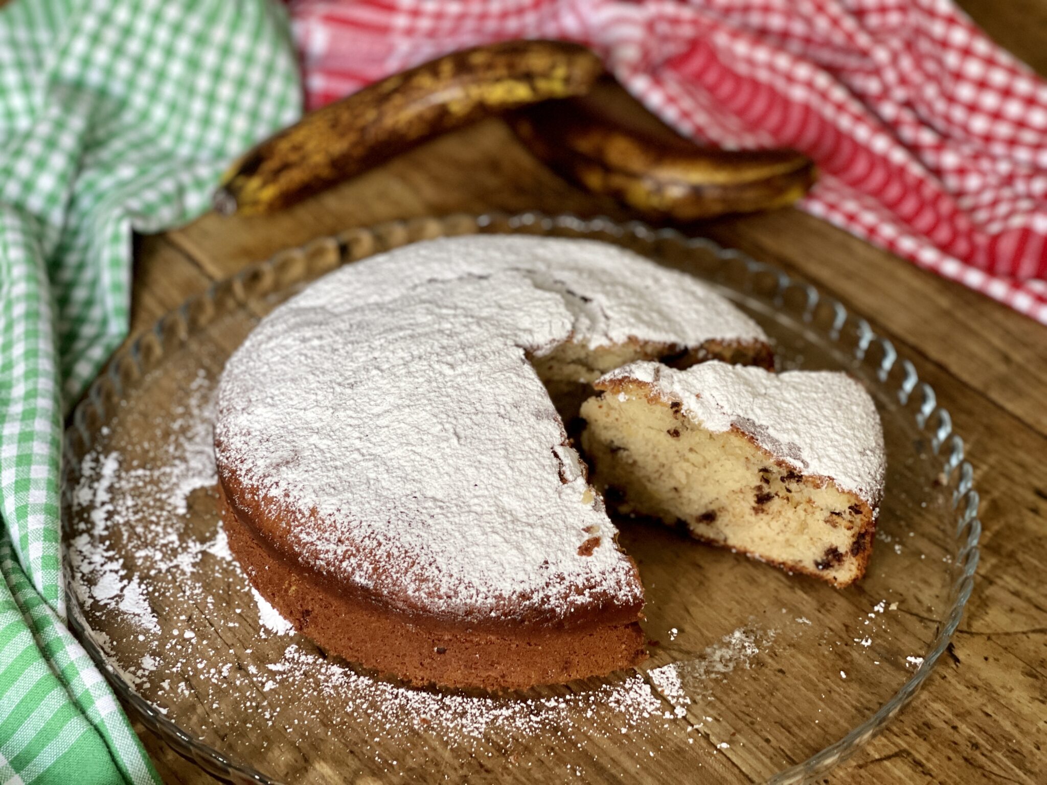 La Torta Di Banane Mature E Yogurt è Un Dolce Soffice E Nutriente