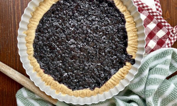 Crostata di mirtilli selvatici