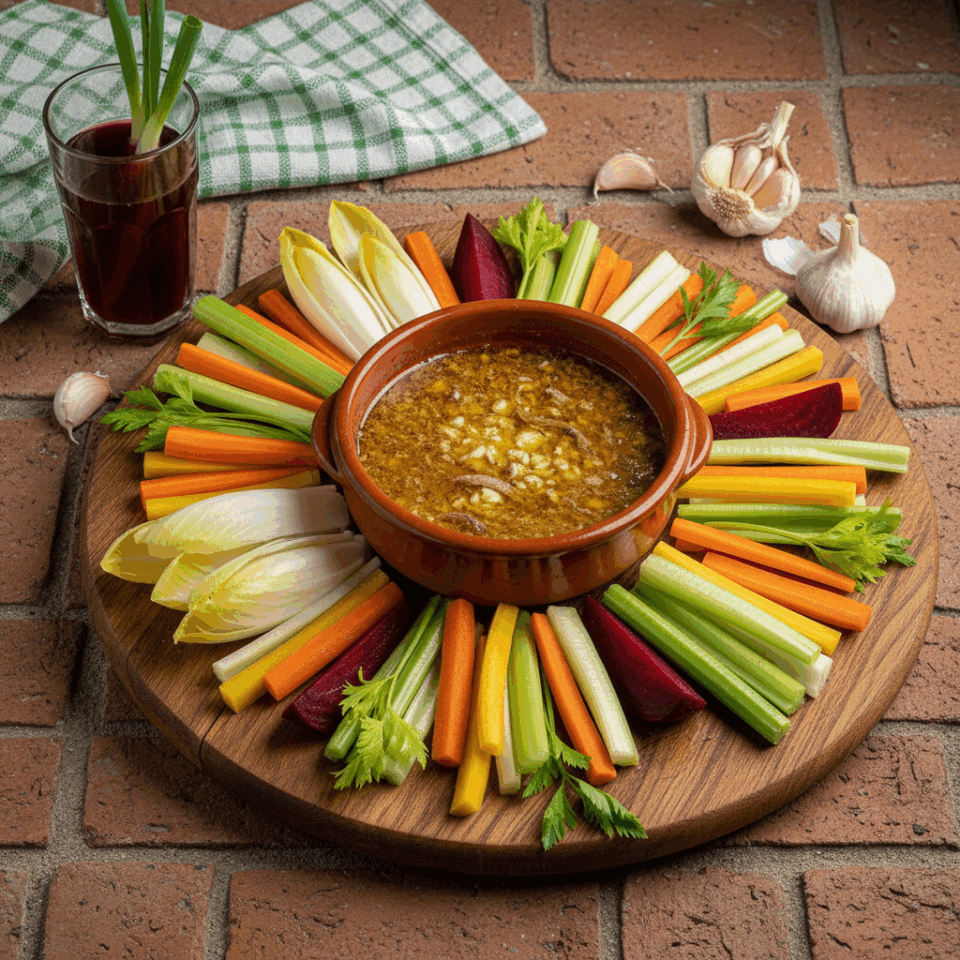 Bagna cauda, ricetta piemontese