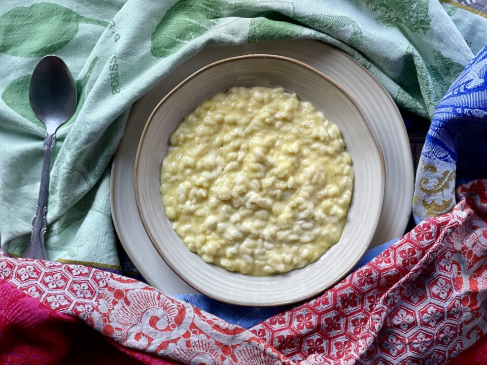 Minestra di riso e latte