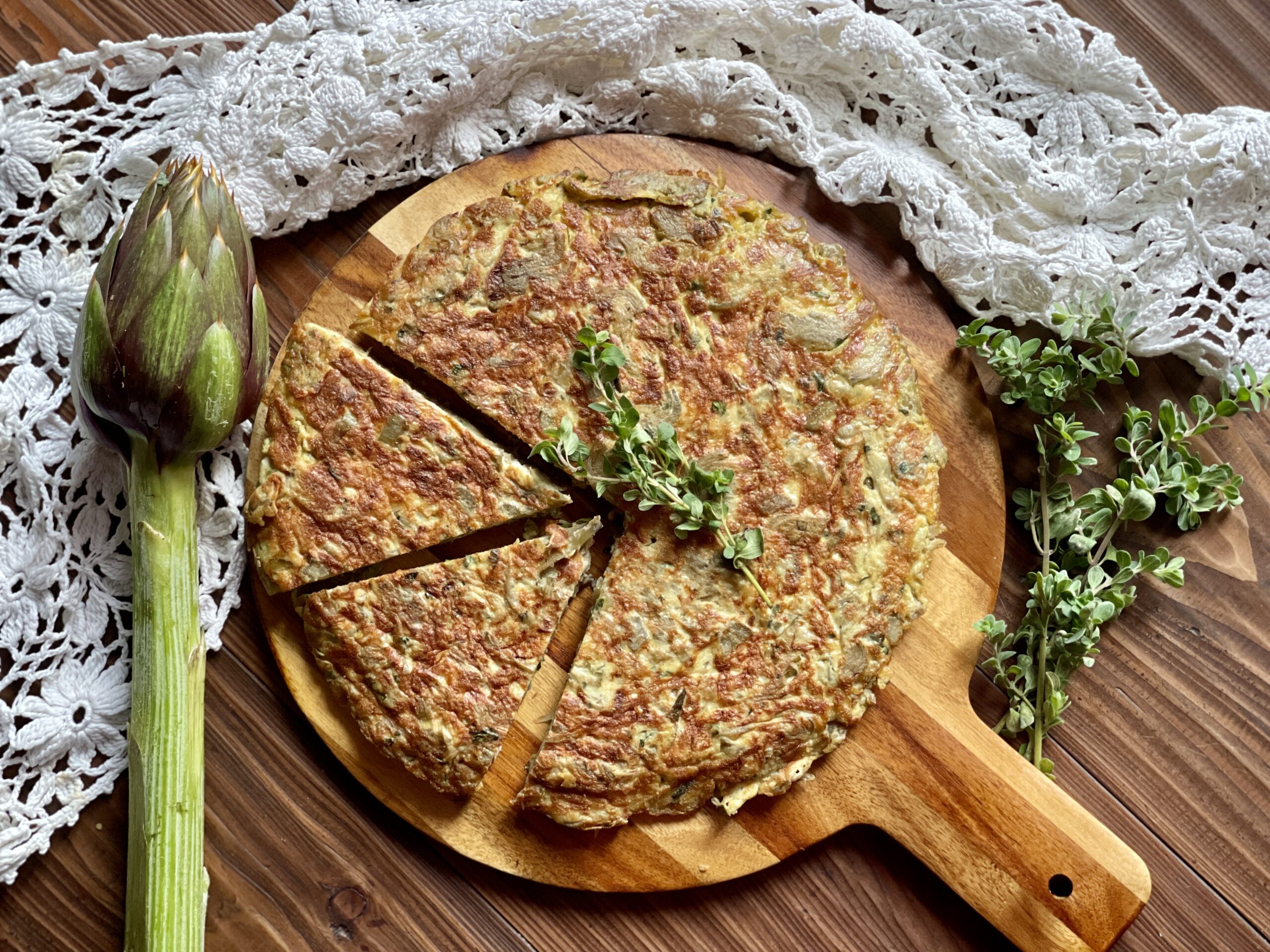 Questa Frittata Di Carciofi è Una Ricetta Ligure