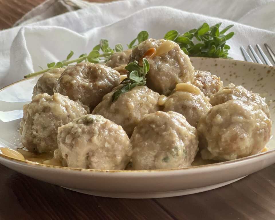 Polpette genovese in bianco