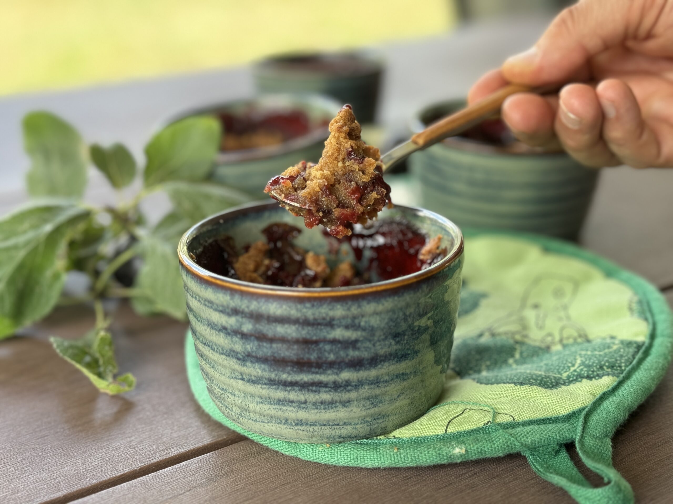 Crumble di prugne
