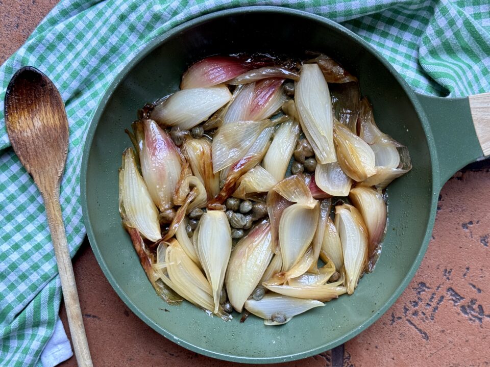 Scalogno in agrodolce