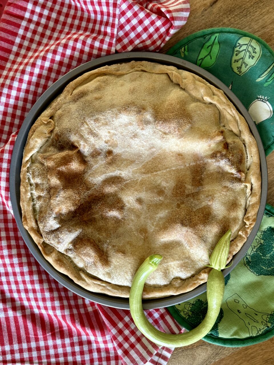 Torta di zucchine trombetta