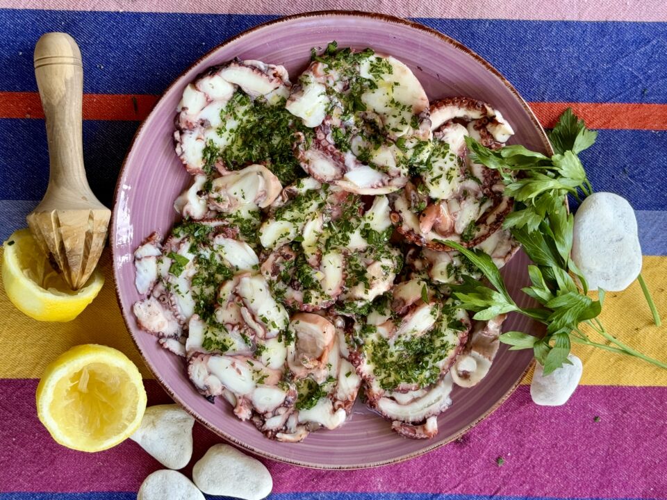 Carpaccio di polpo