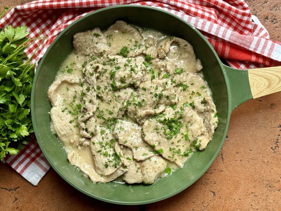 Scaloppine di vitella al vino bianco e prezzemolo