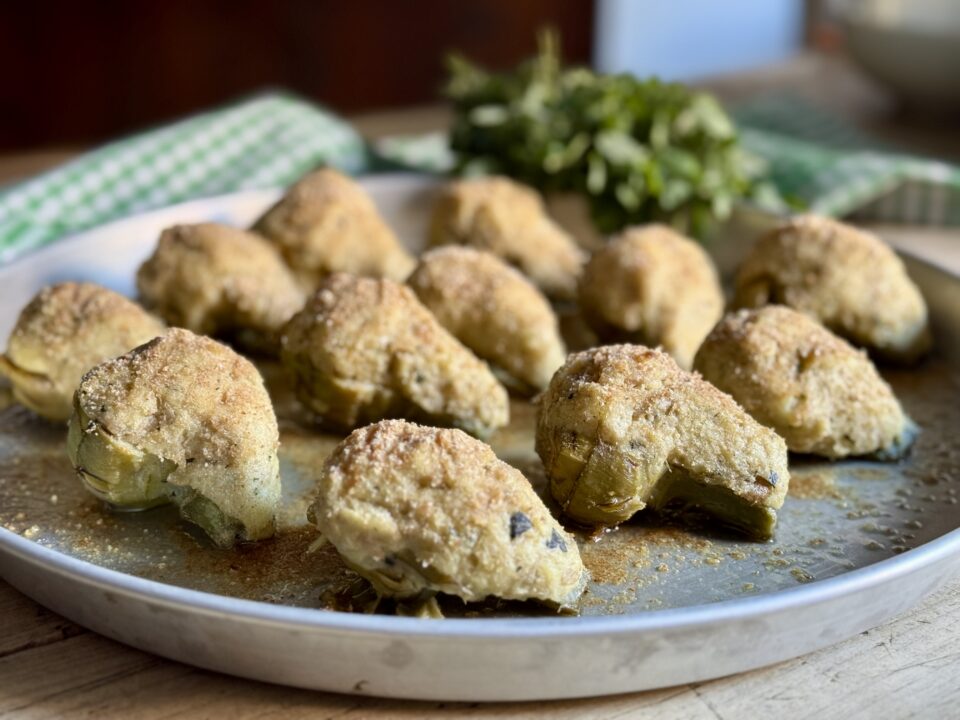 Carciofi ripieni di patate