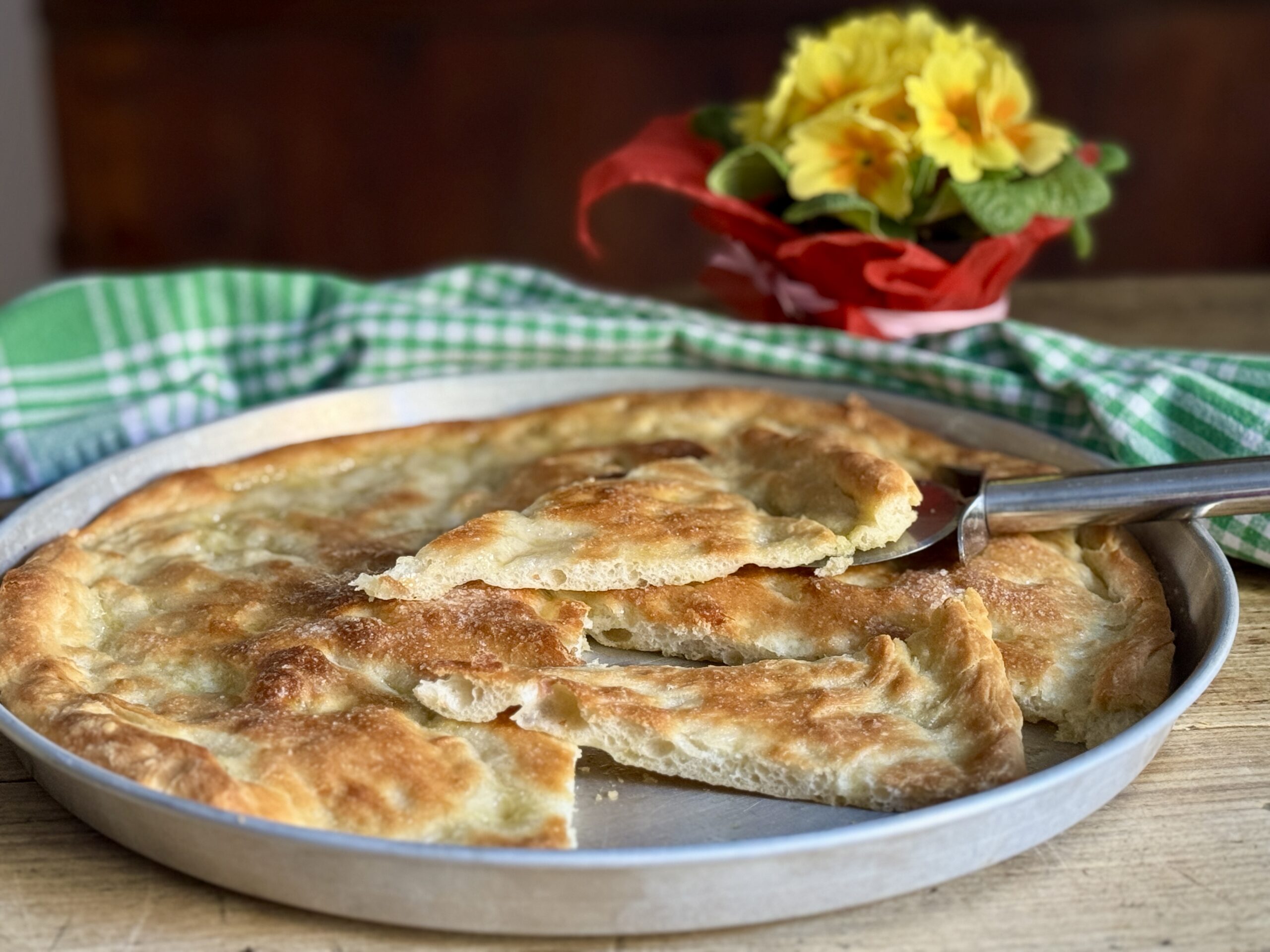 Focaccia dolce genovese
