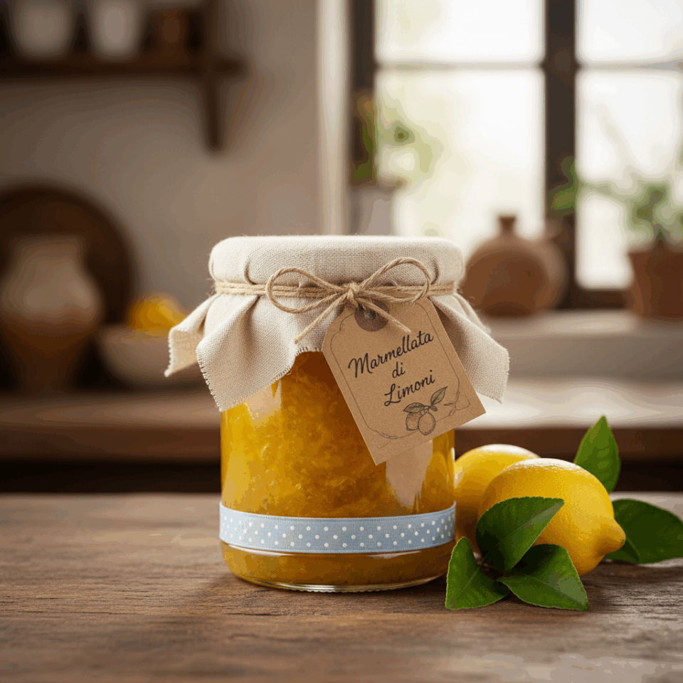Marmellata di limoni bella gialla, non amara, facilissima da preparare