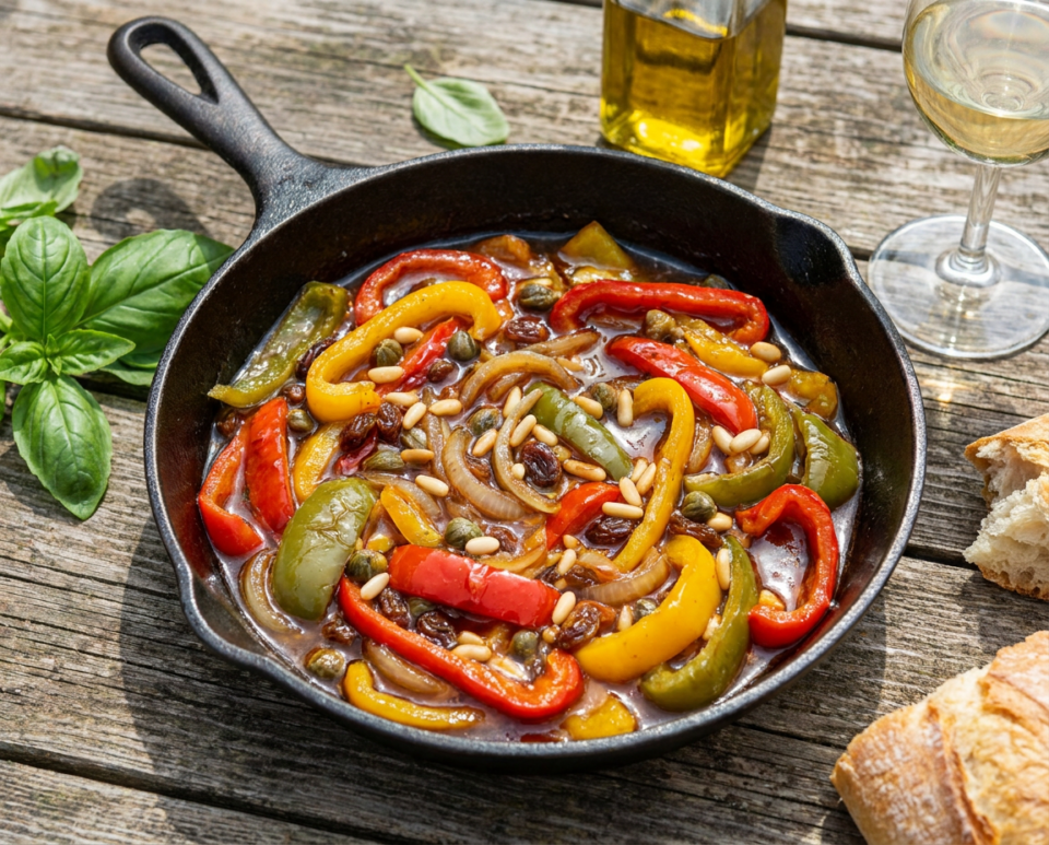 Peperoni in agrodolce con capperi: ricetta estiva facile, colorata e saporita