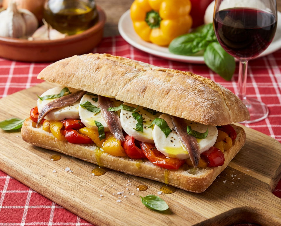 Panino con peperoni