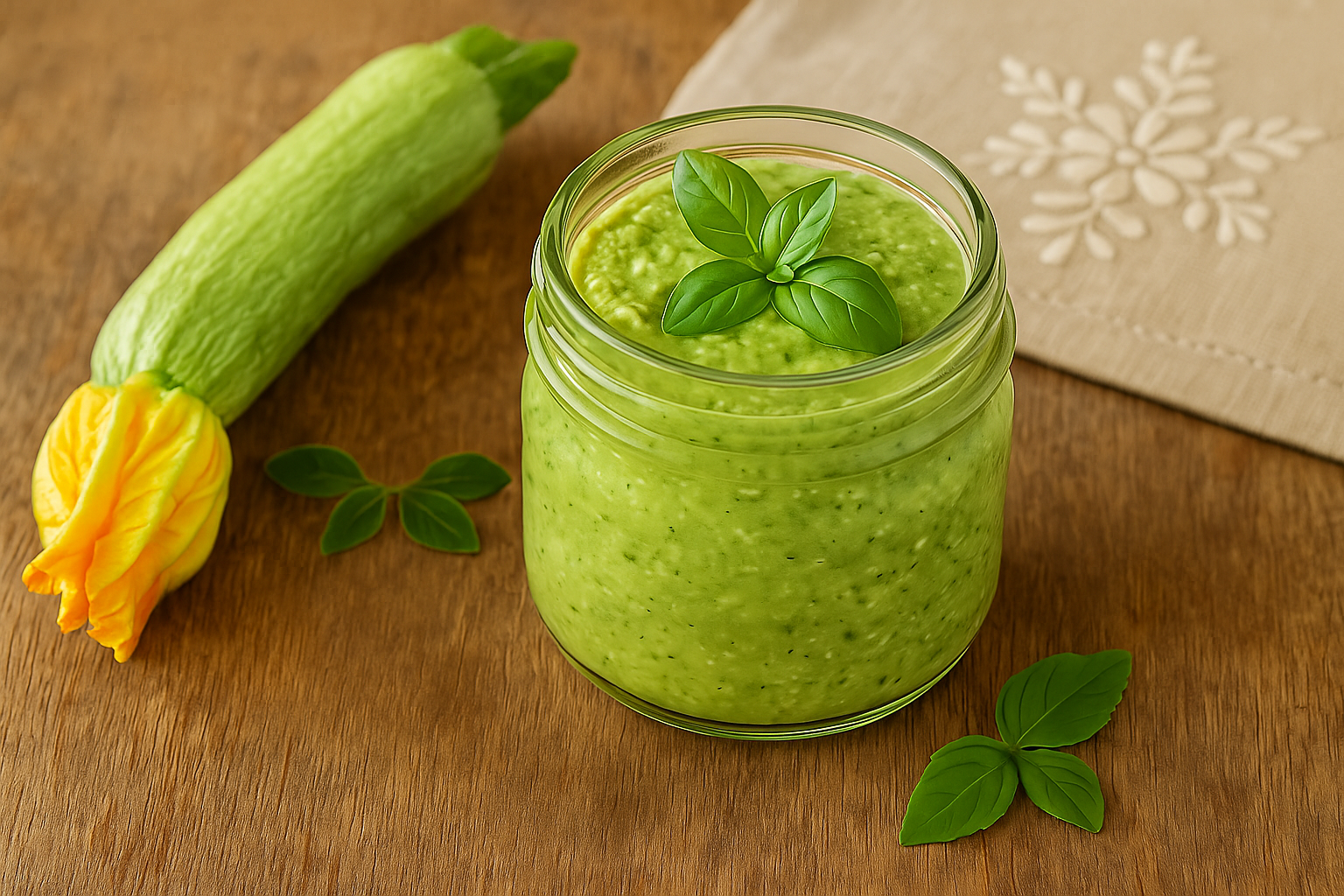 Pesto di zucchine: ricetta estiva cremosa per pasta e crostini