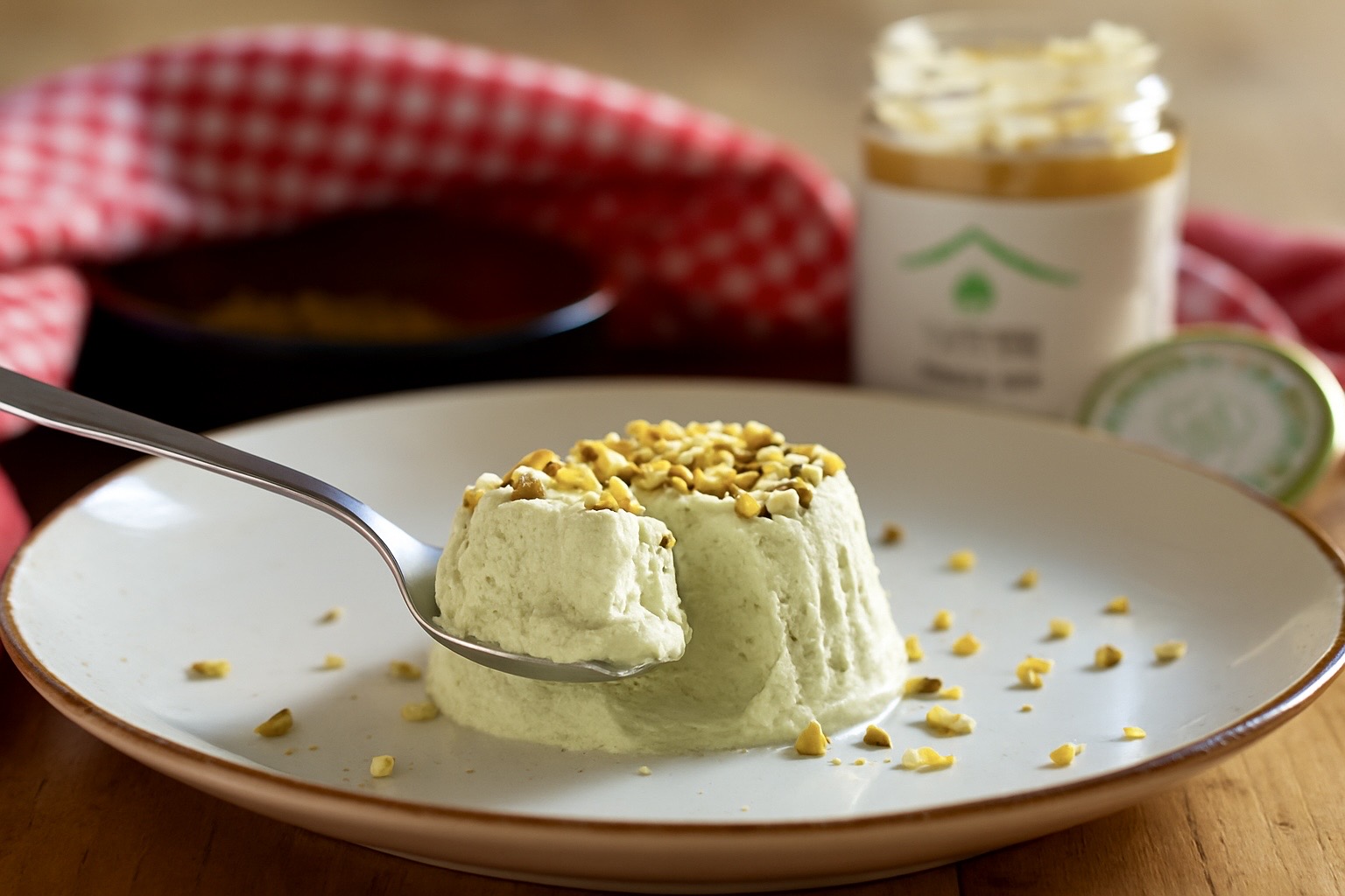 Semifreddo o gelato al pistacchio fatto in casa