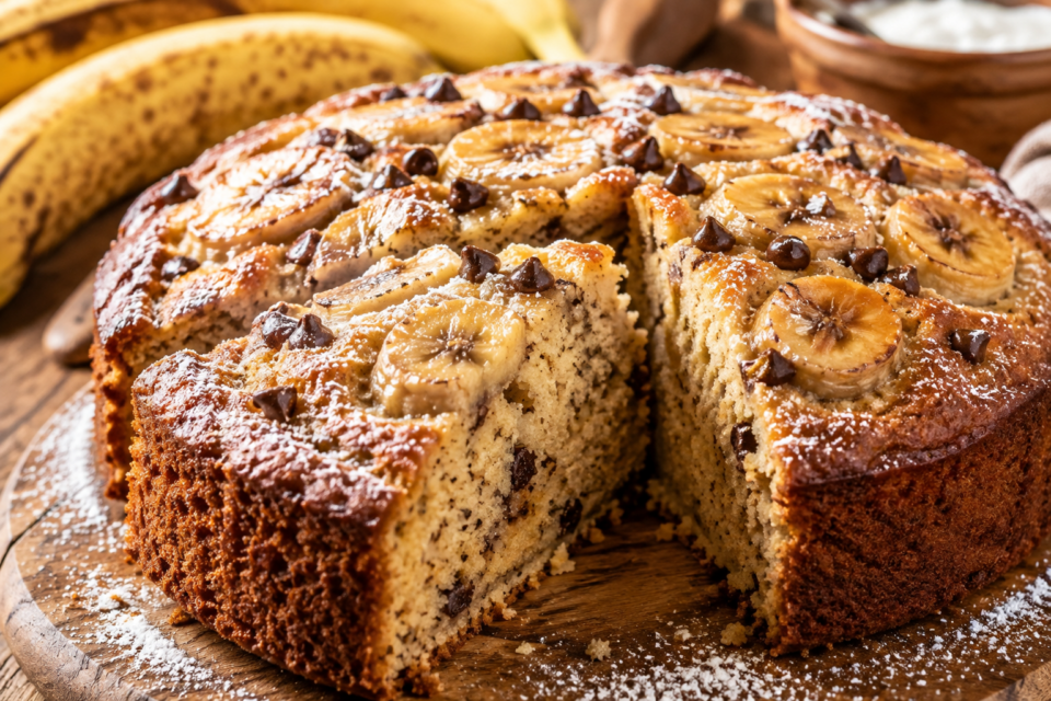 Torta di banane mature e yogurt: morbida, senza burro e perfetta contro gli sprechi