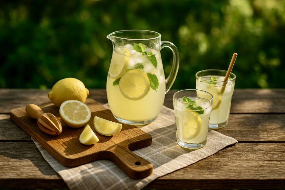 Limonata fatta in casa: fresca, dissetante e naturale