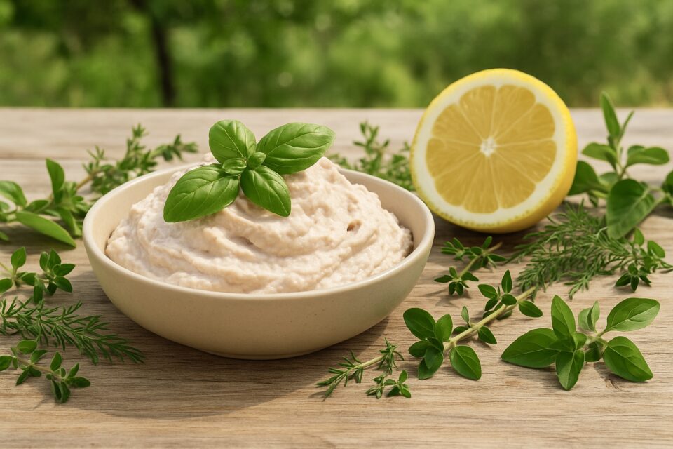 Mousse di tonno e ricotta con limone ed erbe aromatiche: antipasto fresco per l'estate
