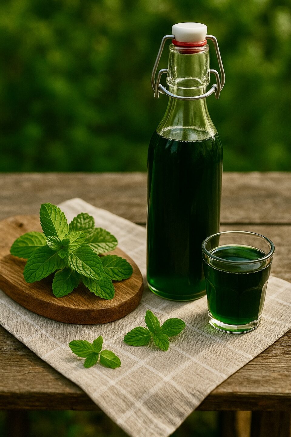 Sciroppo di menta fatto in casa: fresco, profumato e naturale