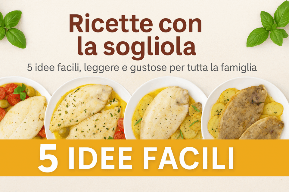 5 ricette con la sogliola