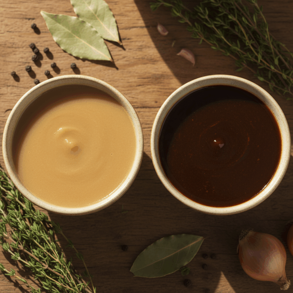 Fondo bruno e fondo chiaro