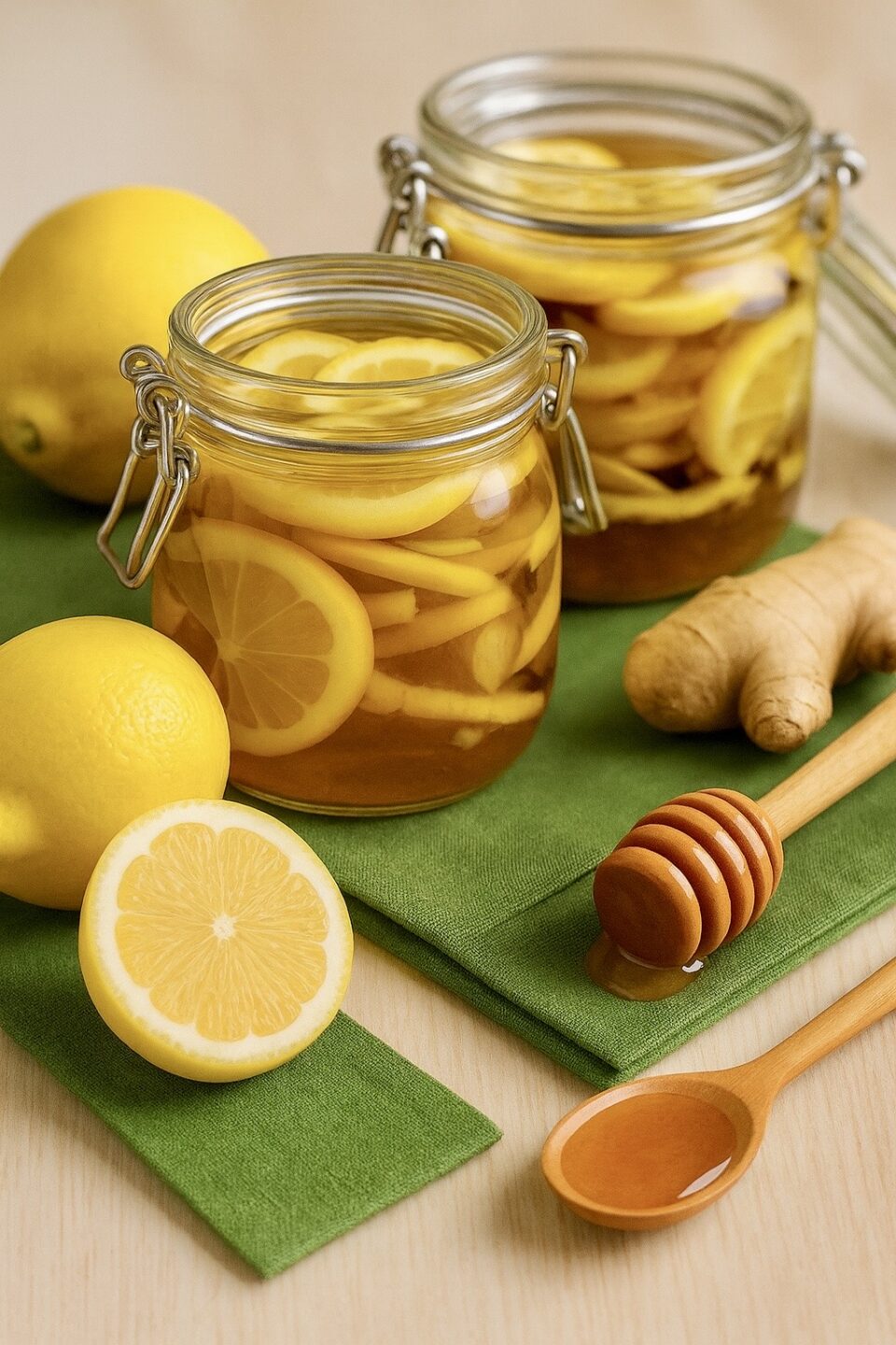 Sciroppo naturale miele limone e zenzero: rimedio casalingo per tosse e raffreddore